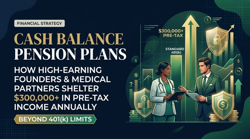 Cash Balance Pension Plans: How High-Earning Founders and Medical Partners Shelter $300,000+ in Pre-Tax Income Annually Beyond 401(k) Limits