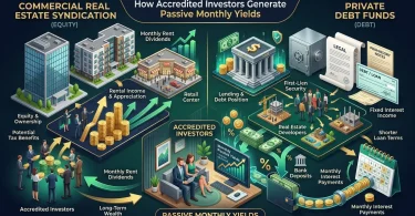 Commercial Real Estate Syndication vs. Private Debt Funds: How Accredited Investors Generate Passive Monthly Yields